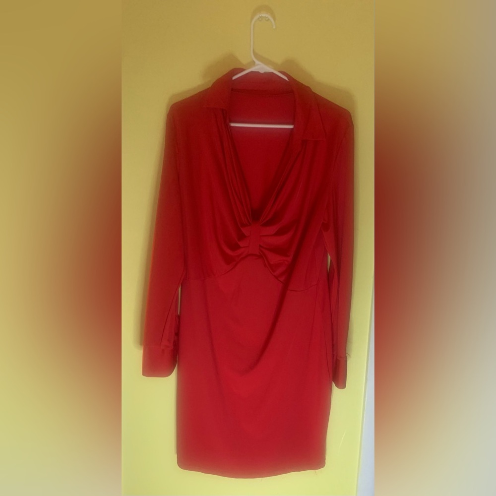 Red dress